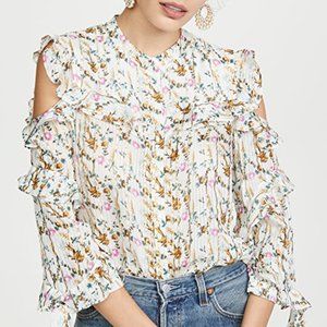 Heartmade Maiko Shirt, Off White Print, 38, Worn Once